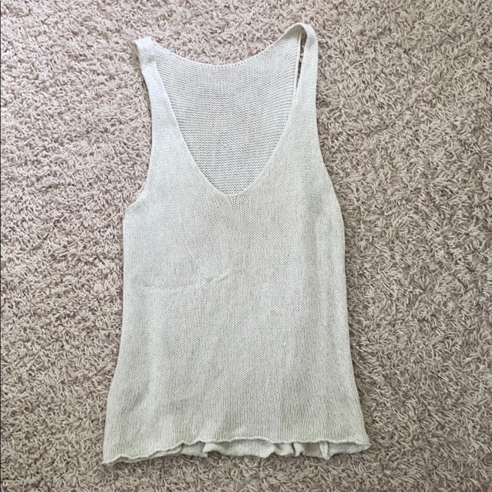 Knit tank by brandy Melville